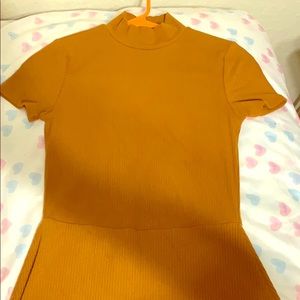 mustard yellow dress